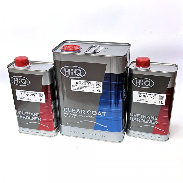 Комплект Лака MiraClear Акрил-уретановый лак HiQ 4л.+ Отвердитель CCH-225 1л (6,0л,)